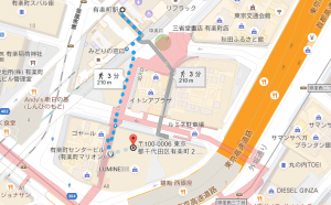 有楽町から丸の内ピカデリーまで